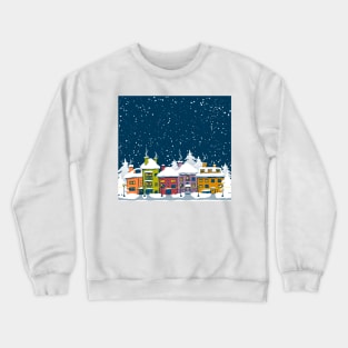 Winter town Crewneck Sweatshirt